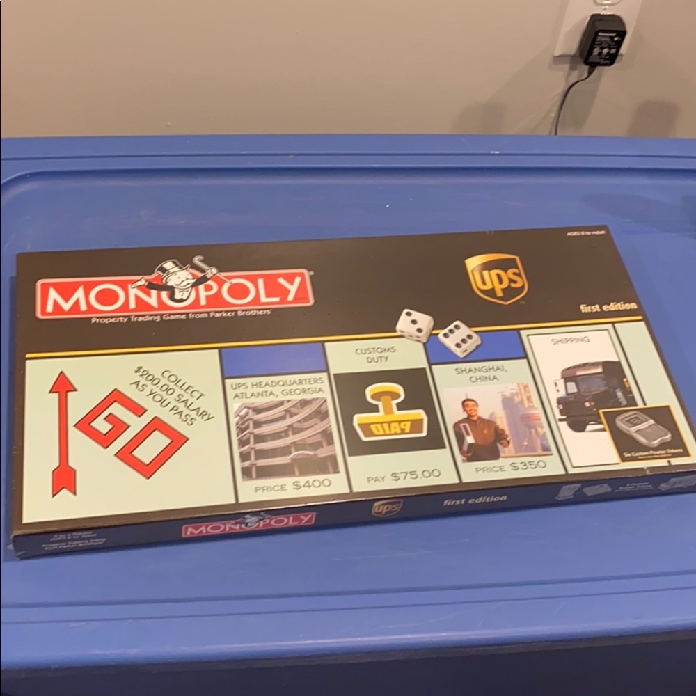 Monopoly ups first edition board game